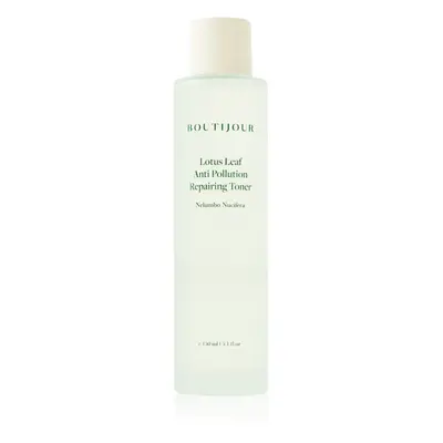 BOUTIJOUR Lotus Leaf Anti-Pollution Repairing Toner esenciální zklidňující tonikum pro citlivou 