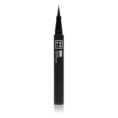 3INA The 24H Pen Eyeliner Mini dlouhotrvající oční linky odstín 900 - Black 0,6 ml