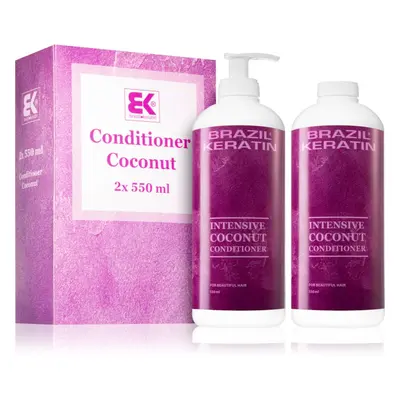 Brazil Keratin Coconut Conditioner výhodné balení pro výživu a hydrataci