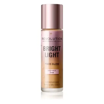 Makeup Revolution Bright Light rozjasňující tónovací fluid odstín Radiance Tan 23 ml