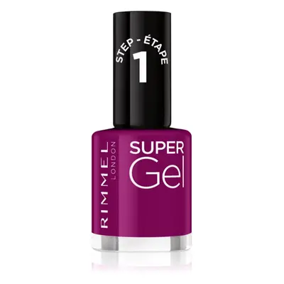 Rimmel Super Gel gelový lak na nehty bez užití UV/LED lampy odstín 025 Urban Purple 12 ml