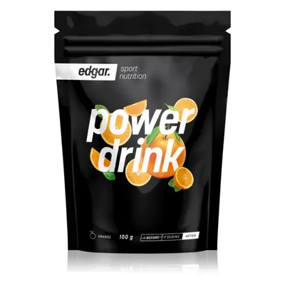 Edgar Power Drink podpora sportovního výkonu příchuť Orange 100 g