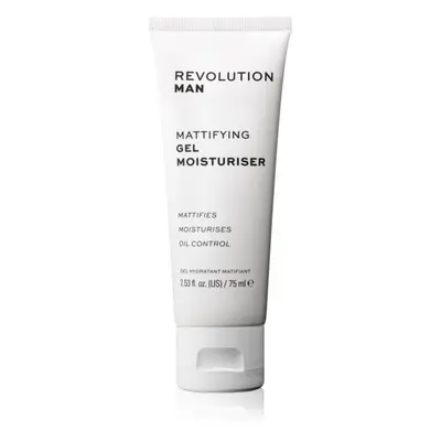 Revolution Man Mattifying lehký hydratační gelový krém pro mastnou pleť 75 ml