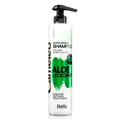 Delia Cosmetics Cameleo Aloe & Coconut hydratační šampon pro suché a křehké vlasy 250 ml