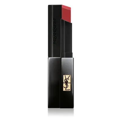 Yves Saint Laurent Rouge Pur Couture The Slim Velvet Radical tenká matující rtěnka s koženým efe