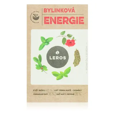 Leros Bylinková energie bylinný čaj pro udržení energie a kognitivní výkonnosti 20x2 g