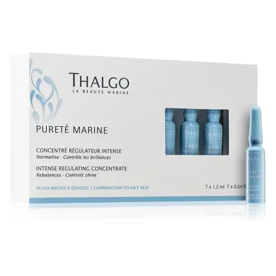 Thalgo Pureté Marine Intense Regulating Concentrate koncentrát pro mastnou a smíšenou pleť 7x1.2