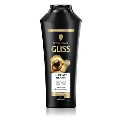 Schwarzkopf Gliss Ultimate Repair posilující šampon pro suché a poškozené vlasy 400 ml