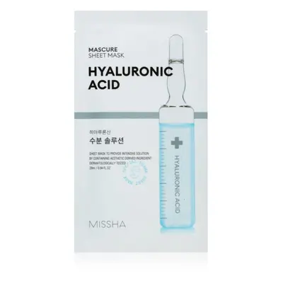 Missha Mascure Hyaluronic Acid hydratační plátýnková maska 28 ml