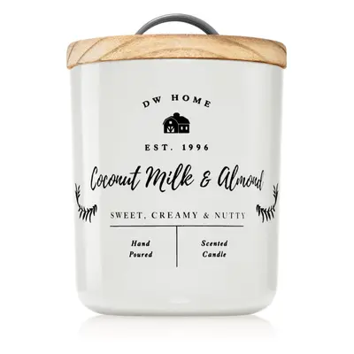 DW Home Farmhouse Coconut Milk & Almond vonná svíčka 241 g