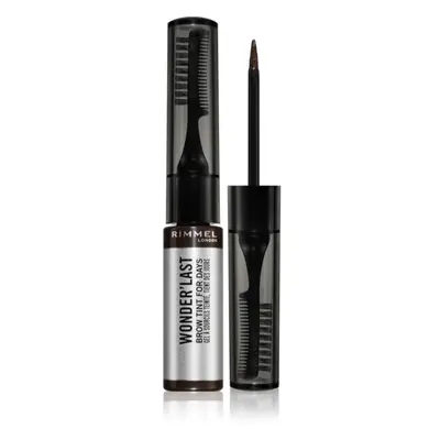 Rimmel Wonder'Last semi-permanentní gelová barva na obočí odstín 004 Soft Brown 4,5 ml