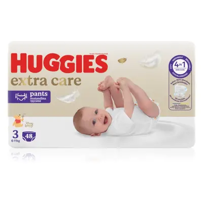 Huggies Extra Care Pants Size 3 jednorázové plenkové kalhotky 6 - 11 kg 48 ks