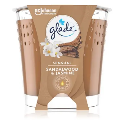 GLADE Sensual Sandalwood & Jasmine vonná svíčka 129 g