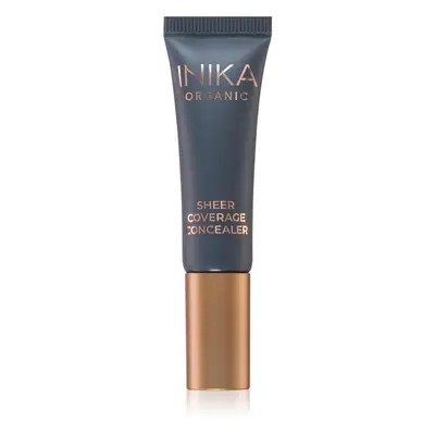 INIKA Organic Sheer Coverage krémový krycí korektor proti kruhům pod očima odstín Porcelain 10 m