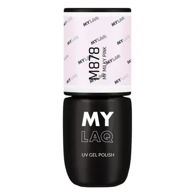 MYLAQ UV Gel Polish gelový lak na nehty odstín My Milky Pink 5 ml