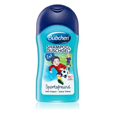 Bübchen Kids Shampoo & Shower II šampon a sprchový gel 2 v 1 cestovní balení Sport´n Fun 50 ml