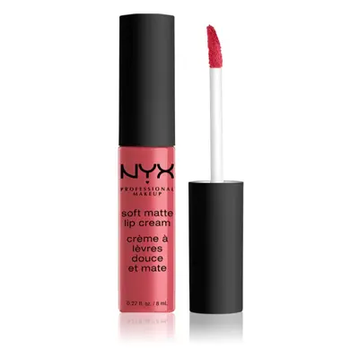 NYX Professional Makeup Soft Matte Lip Cream lehká tekutá matná rtěnka odstín 08 San Paulo 8 ml