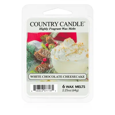 Country Candle White Chocolate Cheesecake vosk do aromalampy 64 g