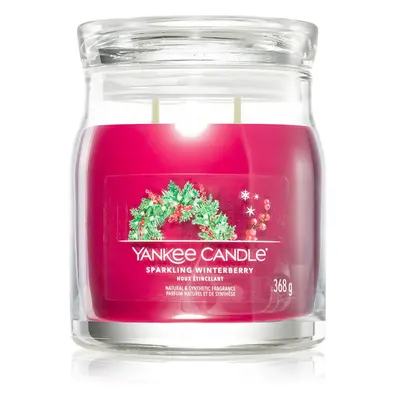 Yankee Candle Sparkling Winterberry vonná svíčka Signature 368 g