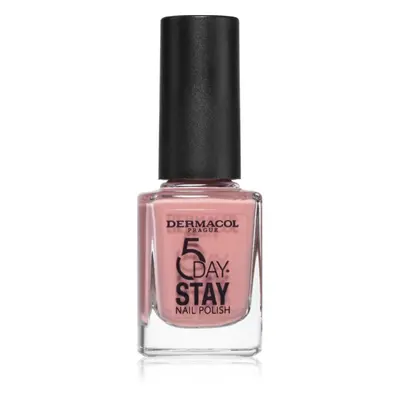 Dermacol 5 Day Stay dlouhotrvající lak na nehty odstín 50 Antique Rose 11 ml