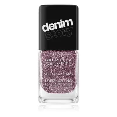 Gabriella Salvete Denim Story dlouhotrvající lak na nehty odstín 01 Glitter Jeans 11 ml