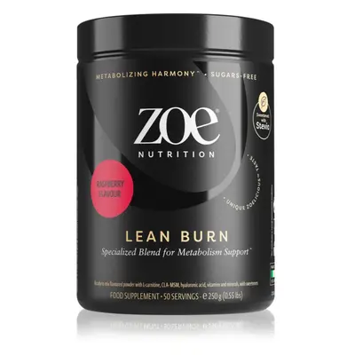 ZOE Lean Burn prášek pro podporu spalování tuků příchuť Raspberry 250 g