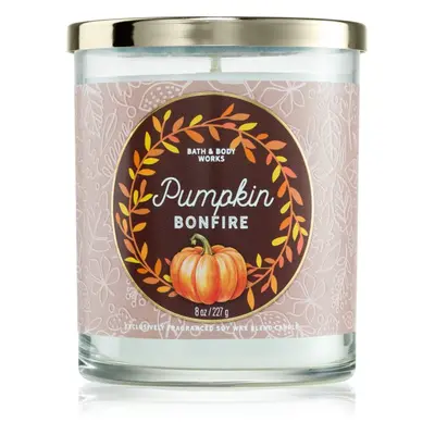 Bath & Body Works Pumpkin Bonfire vonná svíčka 227 g