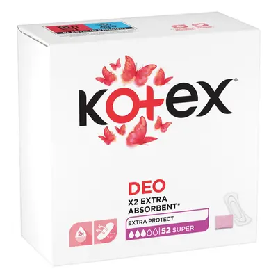 Kotex Super Deo slipové vložky 52 ks