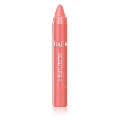 IsaDora Glossy Lip Treat Twist Up Color hydratační rtěnka odstín 09 Beach Peach 3,3 g