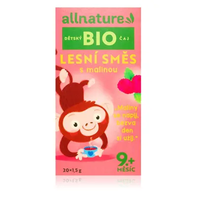 Allnature Dětský čaj BIO Lesní směs s malinou čaj v BIO kvalitě 20x1,5 g