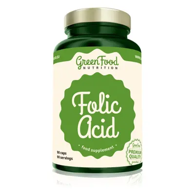 GreenFood Nutrition Folic Acid kapsle s kyselinou listovou 90 cps