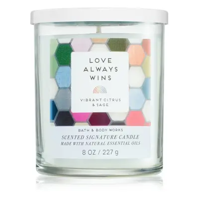 Bath & Body Works Love Always Wins vonná svíčka 227 g