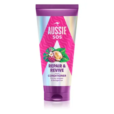 Aussie SOS Repair Revive vyživující kondicionér pro namáhané vlasy a vlasovou pokožku 200 ml