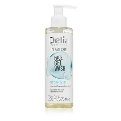 Delia Cosmetics Clean Skin hydratační čisticí gel na obličej 200 ml