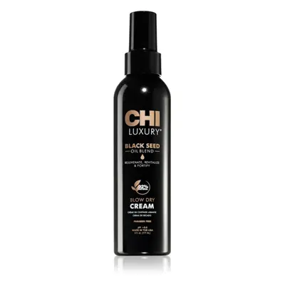 CHI Luxury Black Seed Oil Blow Dry Cream vyživující a termoochranný krém pro uhlazení vlasů 177 