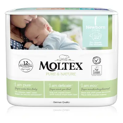 Moltex Pure & Nature Newborn Size 1 jednorázové EKO pleny 2 - 5 kg 22 ks