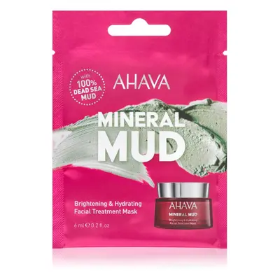 AHAVA Mineral Mud rozjasňující pleťová maska s hydratačním účinkem 6 ml