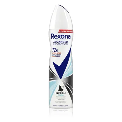 Rexona Advanced Protection Invisible antiperspirant ve spreji 72h Aqua 150 ml