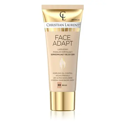 Christian Laurent Face Adapt hydratační make-up s vyhlazujícím účinkem odstín 03 Beige 30 ml