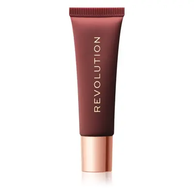 Makeup Revolution Juicy Peptide balzám na rty s peptidy odstín Nude Latte 8 ml