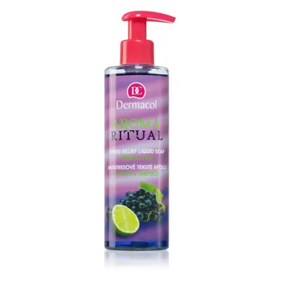 Dermacol Aroma Ritual Grape & Lime antistresové tekuté mýdlo 250 ml