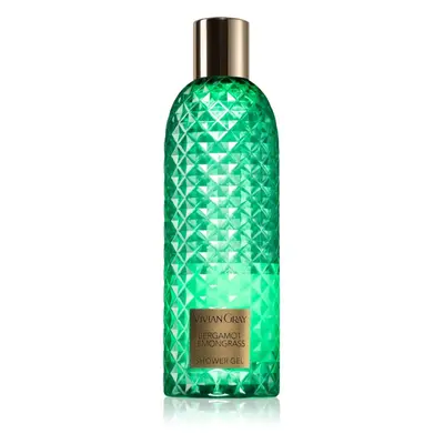 Vivian Gray Gemstone Bergamot & Lemongras osvěžující sprchový gel 300 ml