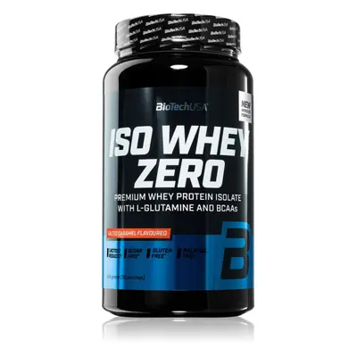 BioTechUSA Iso Whey Zero syrovátkový protein příchuť Salted Caramel 908 g