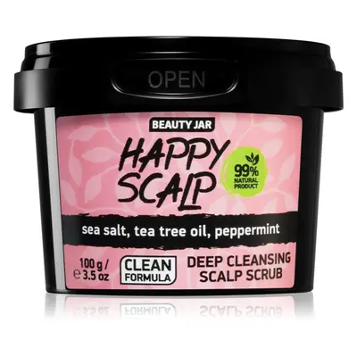 Beauty Jar Happy Scalp čisticí peeling pro mastnou pokožku hlavy 100 g