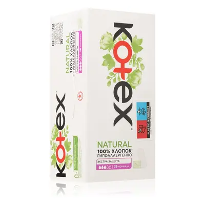 Kotex Natural Normal+ slipové vložky 36 ks