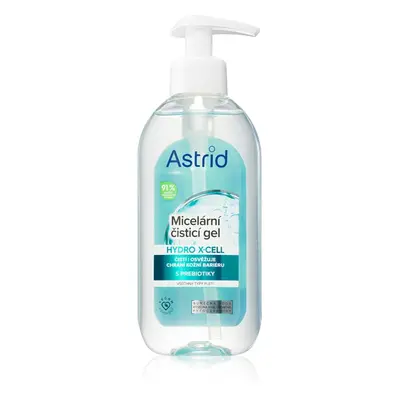 Astrid Hydro X-Cell čisticí micelární gel pro všechny typy pleti 200 ml