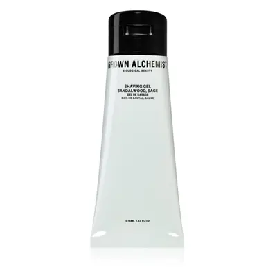 Grown Alchemist Sandalwood, Sage gel na holení se zklidňujícím účinkem 75 ml