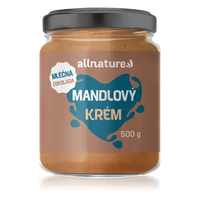 Allnature Mandlový krém s mléčnou čokoládou ořechová pomazánka s čokoládou 500 g