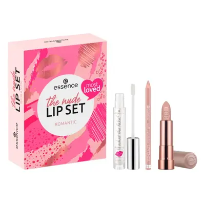 essence The Nude Lip Set dárková sada na rty Romantic