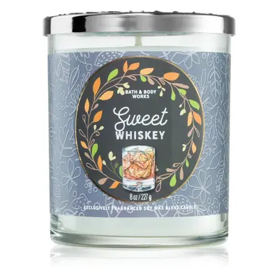 Bath & Body Works Sweet Whiskey vonná svíčka 227 g